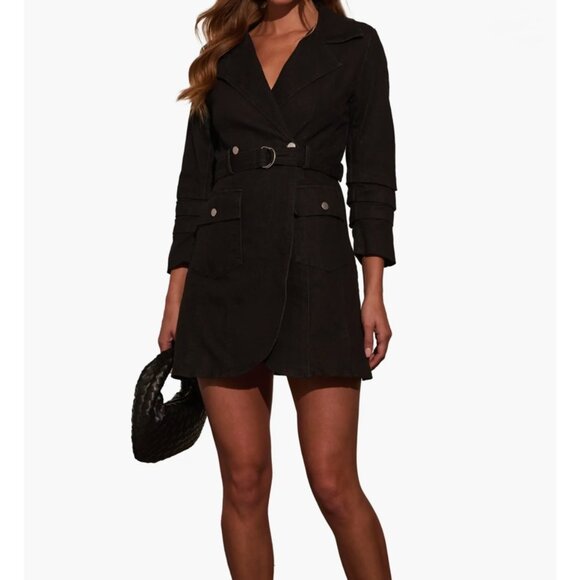 VICI WOMEN'S RAYLEN BELTED MINI DRESS NWT SMALL - Picture 4 of 12